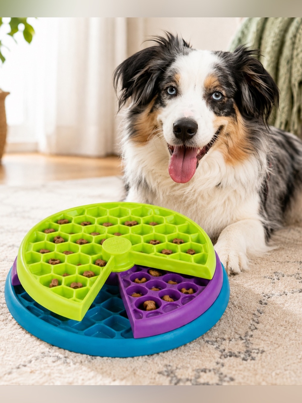 Outward Hound Nina Ottosson Lickin’ Layers 3-in-1 Dog Puzzle 10”
